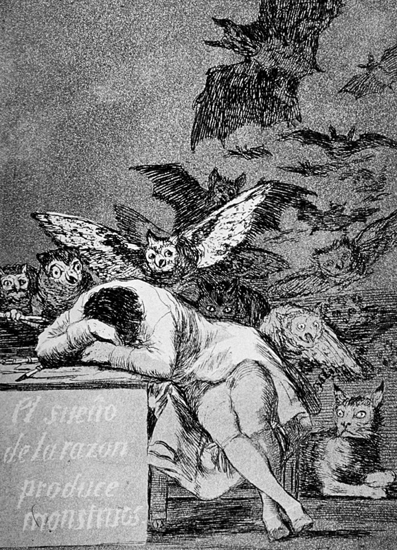 «El sueño de la razón produce monstruos», de Goya, un afrancesado